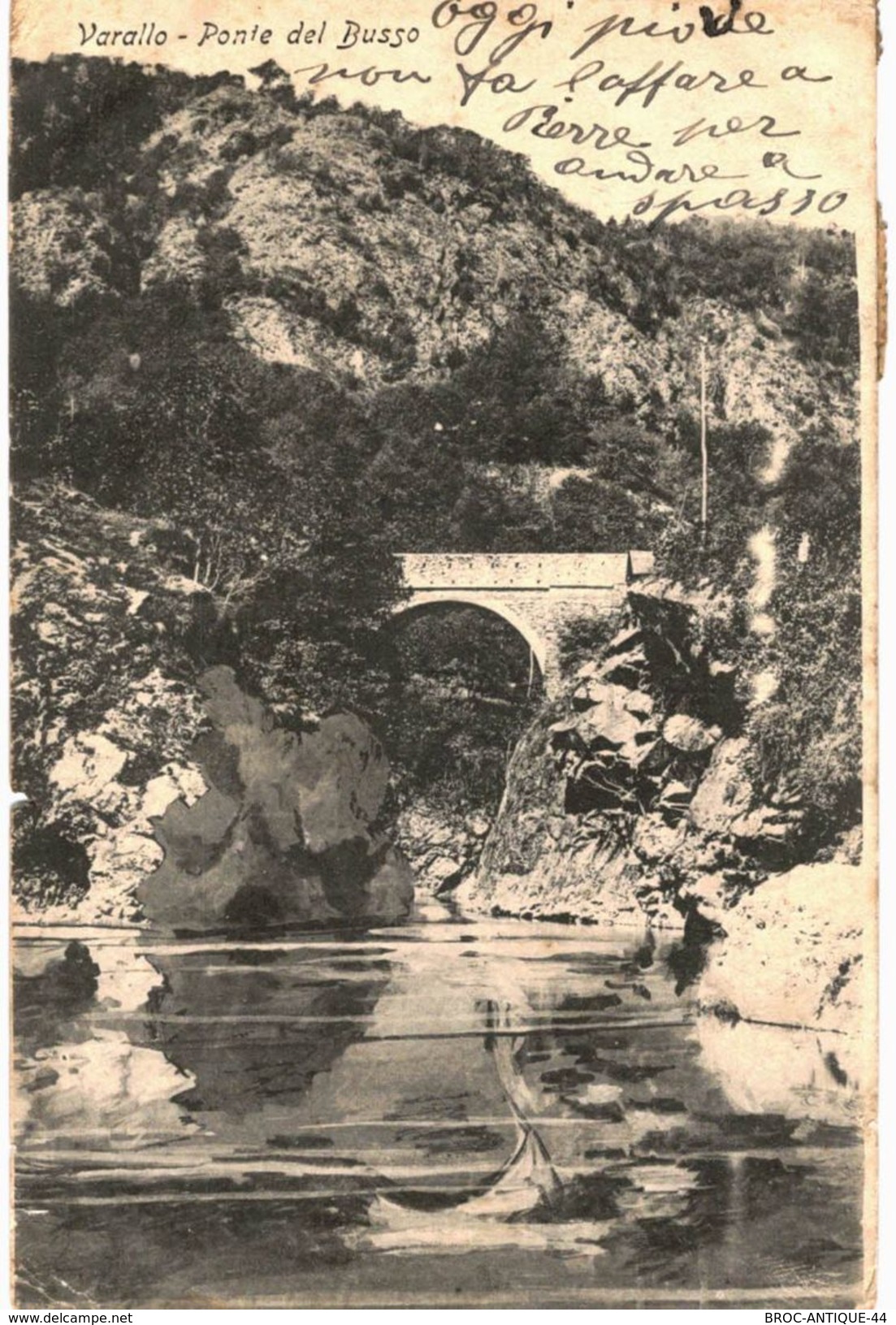 CPA N°11694 - VARALLO - PONTE DEL BUSSO - ABIMEE OU VIEILLE - Vercelli