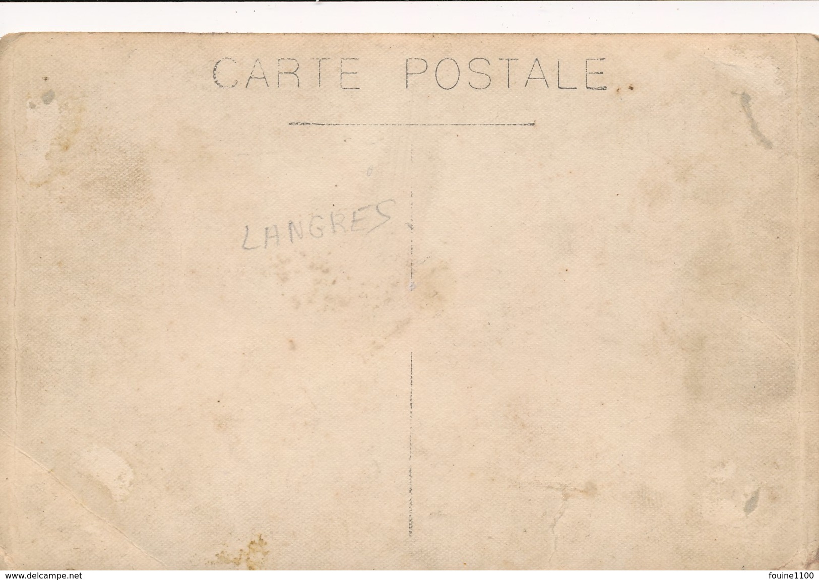 Carte Photo D' Une Chambre Militaire   21e Régiment D' Infanterie ( Langres Je Pense ) - Langres