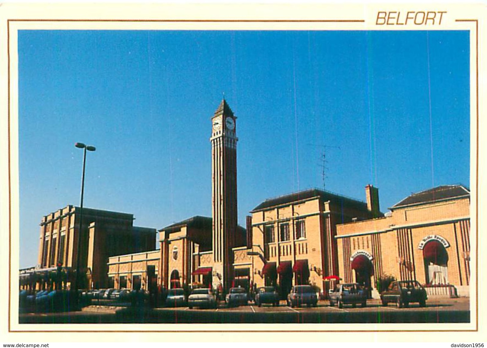 Cpsm -   Belfort  - La Gare       V332 - Belfort - Ville