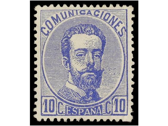 247 * ESPAÑA. Ed.121. <B>10 Cts.</B> Azul. PIEZA DE LUJO. - Otros & Sin Clasificación