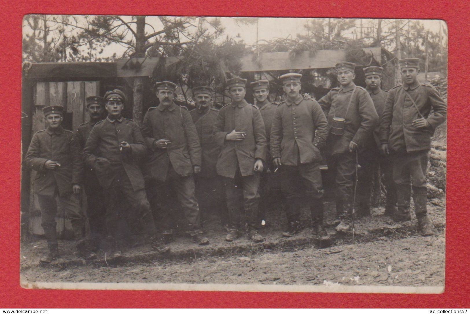 Lettonie  --  Kurland  - Carte Photo Soldats Allemands  5 Ersatz Div  -- 23/7/1917 - Lettland