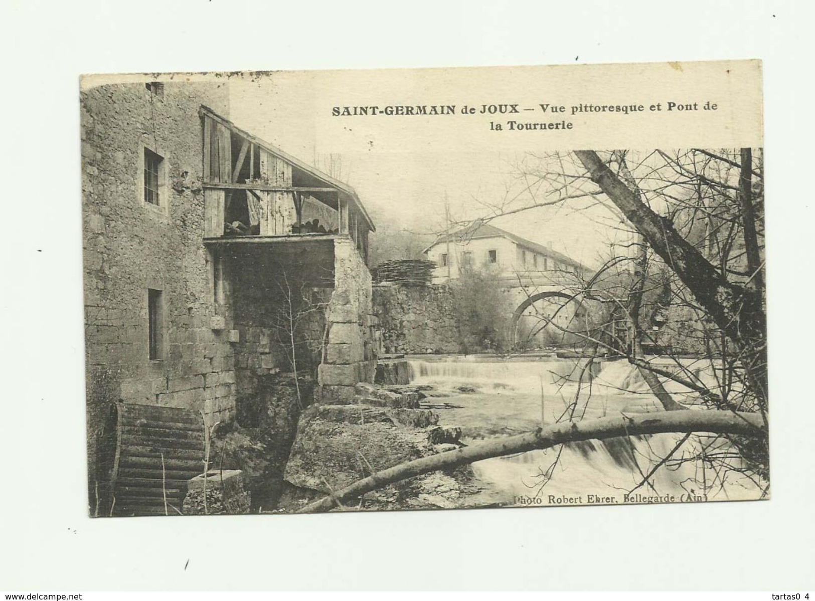 01 - SAINT GERMAIN DE JOUX - Vue Pittoresque Et Pont De La Tournerie Ancien Moulin Bon état - Non Classés