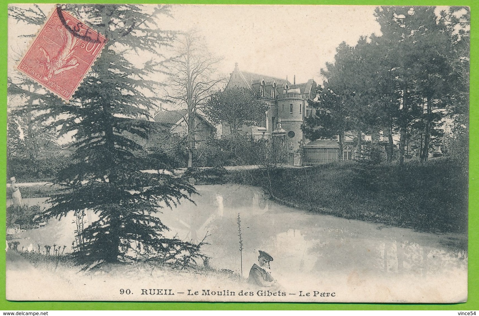 RUEIL - Le Moulin Des Gibets - Le Parc Circulé 1907 - Rueil Malmaison