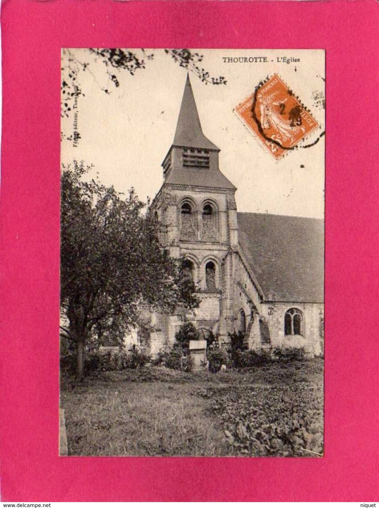 60 Oise, Thourotte, L'Eglise, 1929 - Thourotte