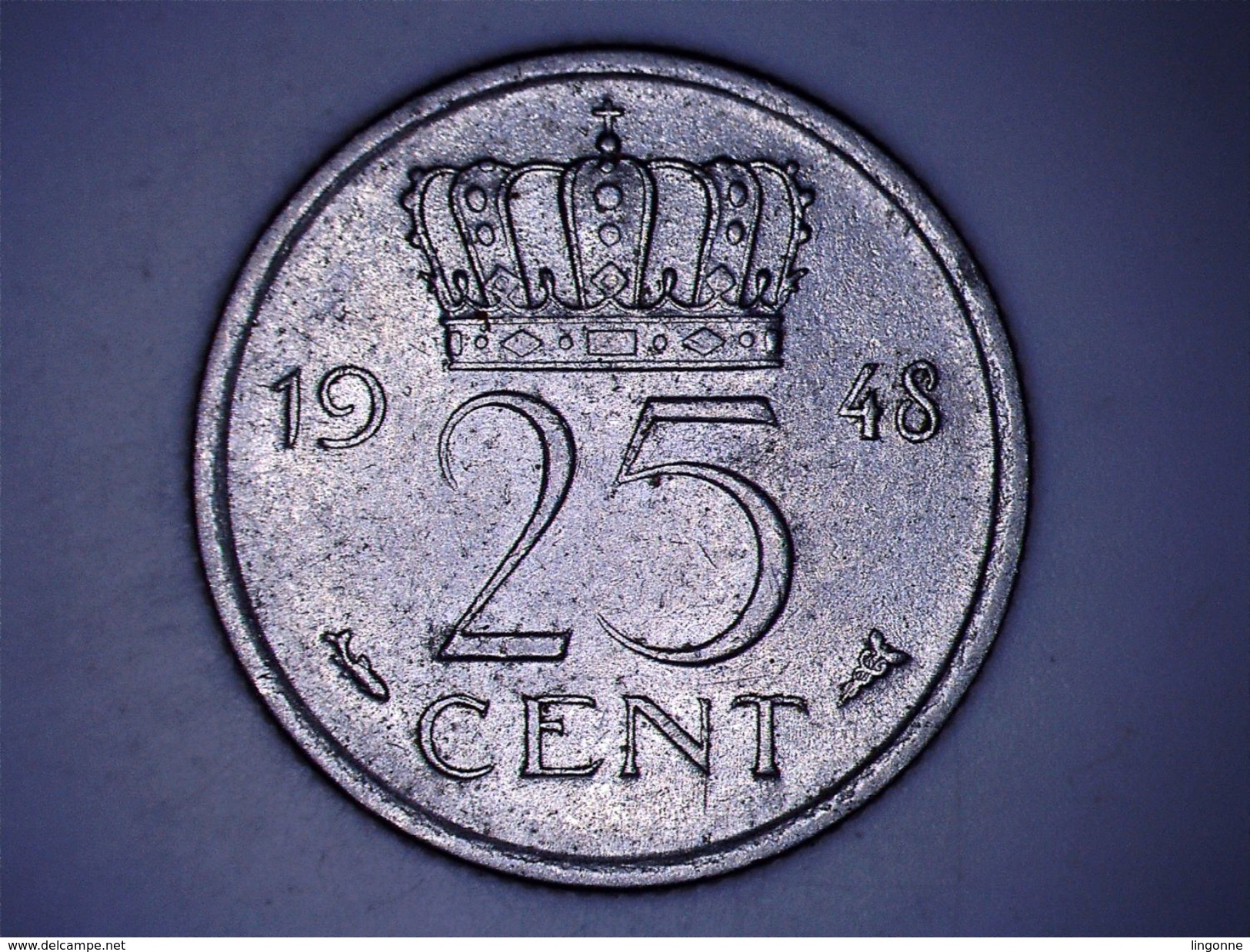 PAYS BAS - NETHERLANDS - 25 CENT 1948 - 25 Cent