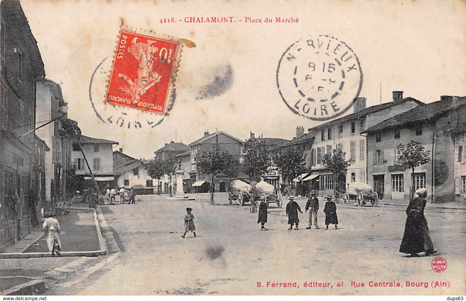 CHALAMONT - Place Du Marché - état - Non Classés