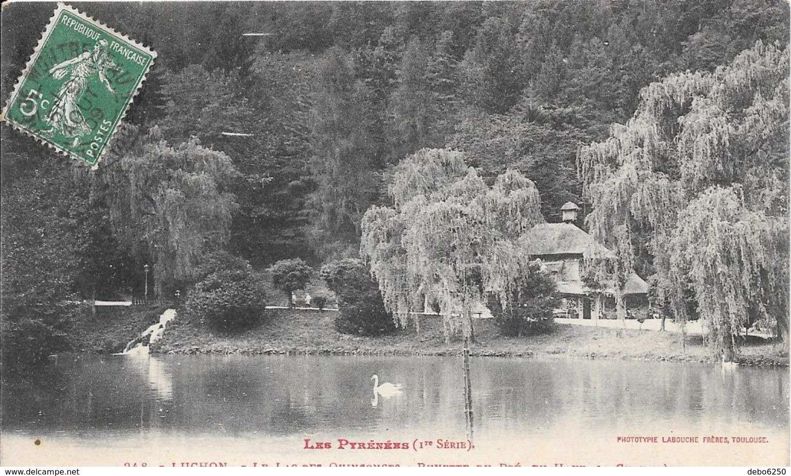 LUCHON Le Lac Des Quinconces Buvette - Luchon