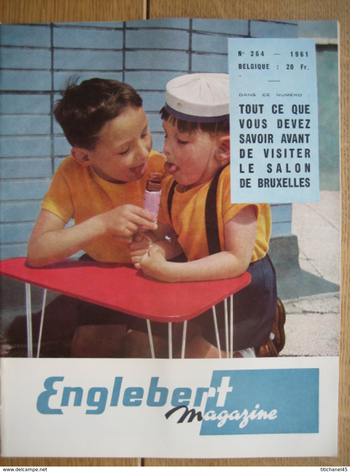 ENGLEBERT MAGAZINE N° 264 1961 - FIAT - DAF - DODGE - PIPER-SUPER-CUB - ISARD - A. DEVIS & Cie - Nouveautés 1961 - Voitures