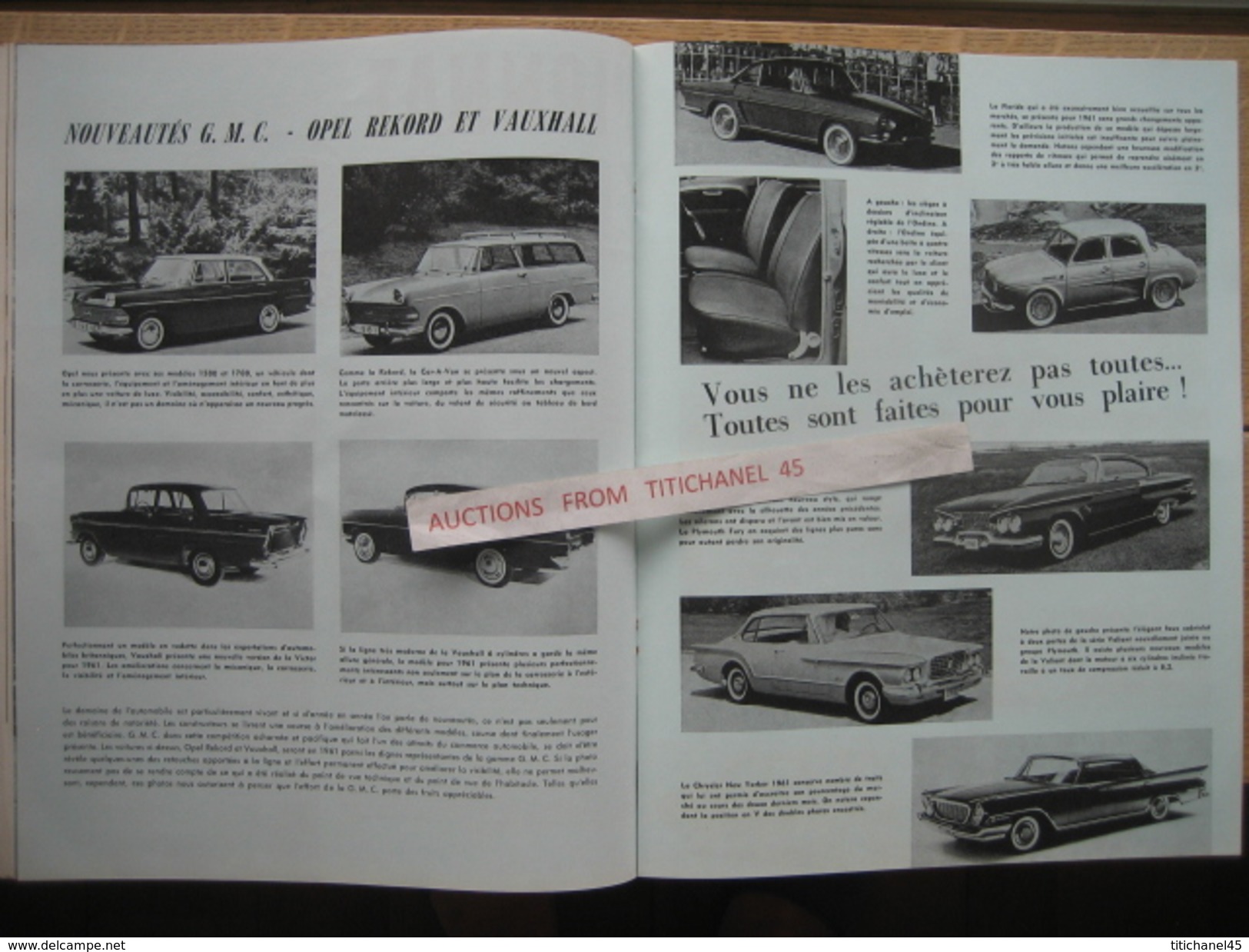 ENGLEBERT MAGAZINE N° 263 - 1960 - VW - GP DE BELGIQUE FRANCORCHAMPS - DE LUYKER R. & E. GENT - G.M.C. - FORD - RENAULT