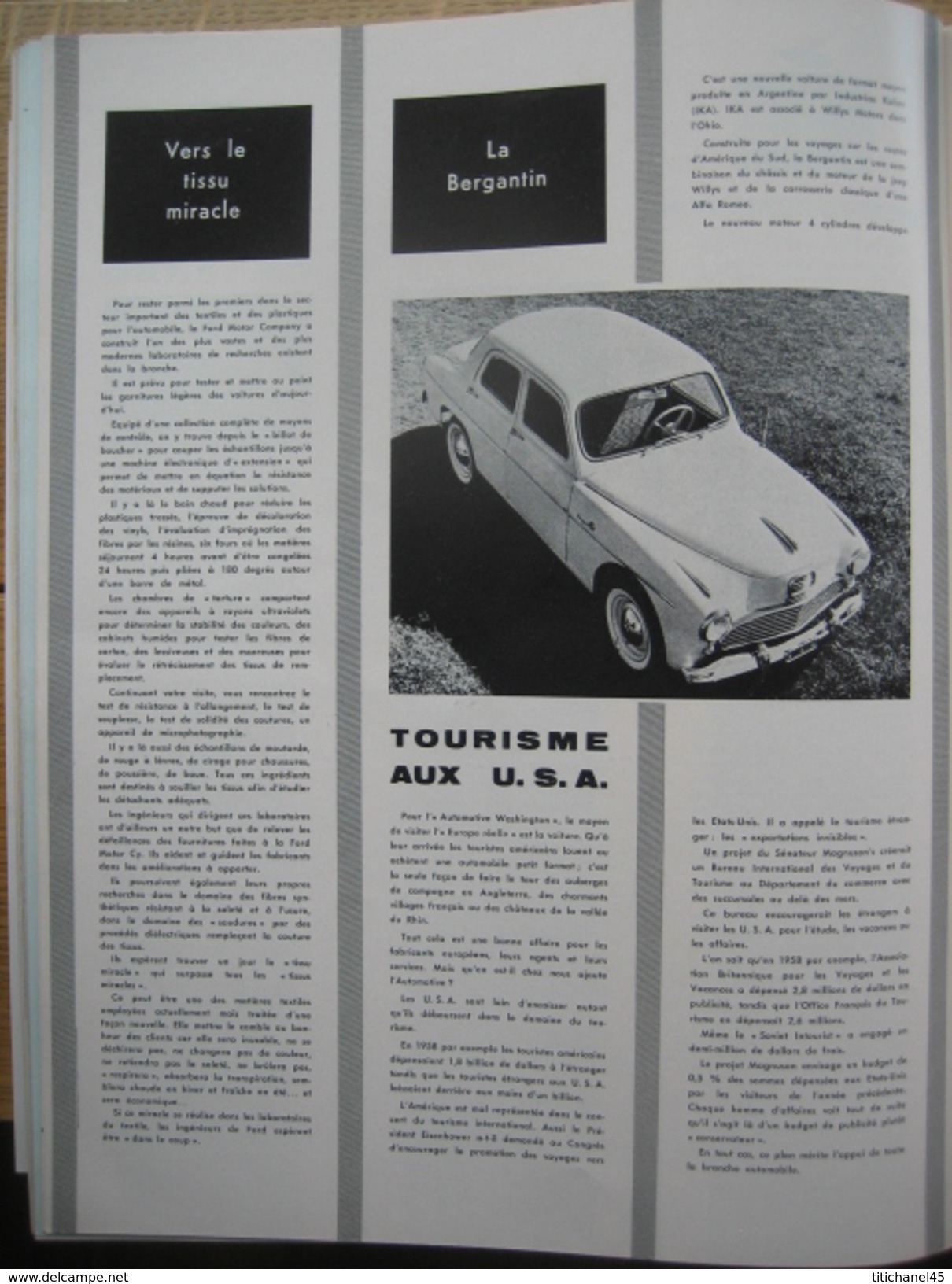 ENGLEBERT MAGAZINE N° 263 - 1960 - VW - GP DE BELGIQUE FRANCORCHAMPS - DE LUYKER R. & E. GENT - G.M.C. - FORD - RENAULT