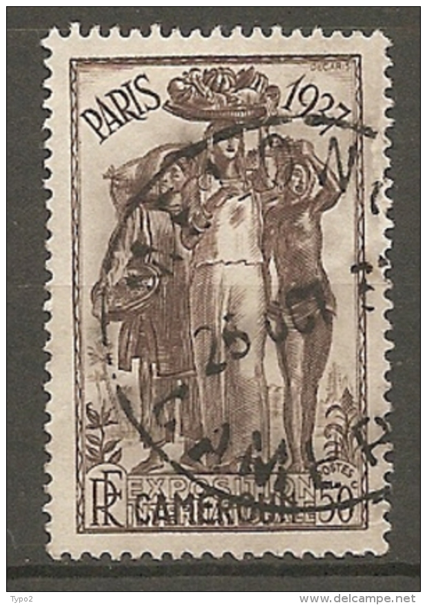 CAMEROUN - Yv. N° 156  (o)  50c  Exposition Paris    Cote 2,2 Euro BE - Gebraucht