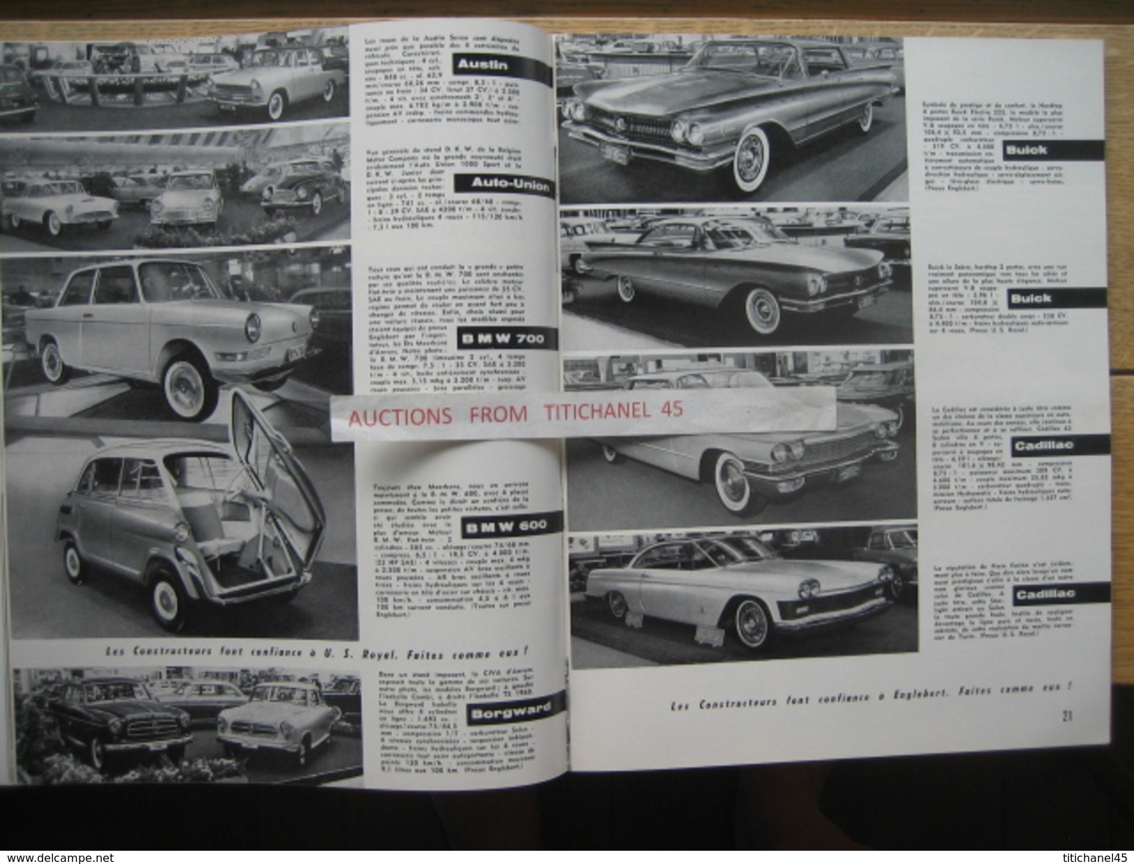 ENGLEBERT MAGAZINE N° 261 - 1960 - NUMERO SPECIAL DU SALON DE BRUXELLES - AUTOS - MOTOS - CAMIONS - TRACTEURS