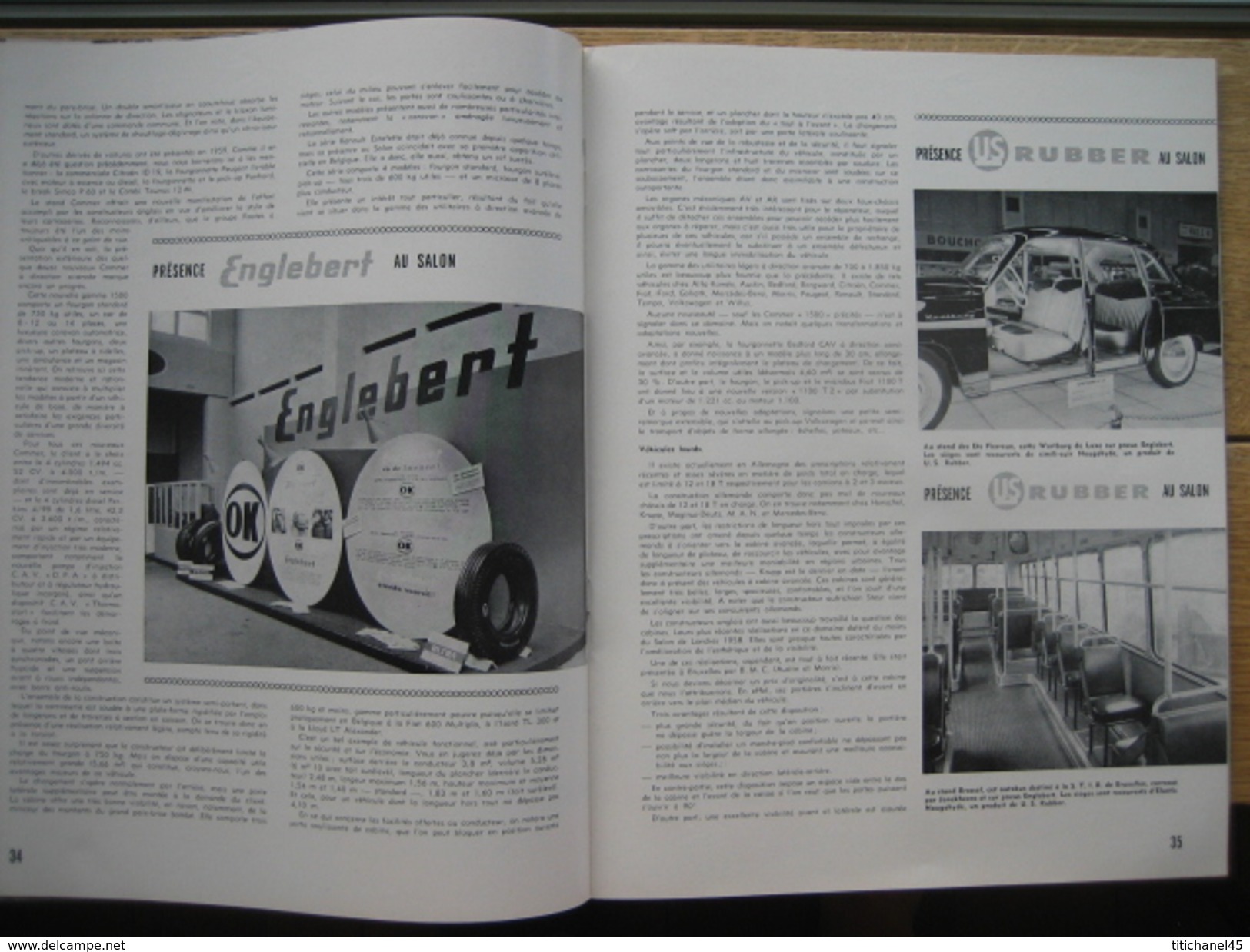 ENGLEBERT MAGAZINE N° 261 - 1960 - NUMERO SPECIAL DU SALON DE BRUXELLES - AUTOS - MOTOS - CAMIONS - TRACTEURS