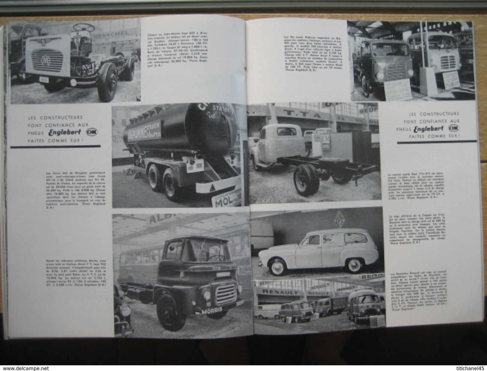 ENGLEBERT MAGAZINE N° 261 - 1960 - NUMERO SPECIAL DU SALON DE BRUXELLES - AUTOS - MOTOS - CAMIONS - TRACTEURS