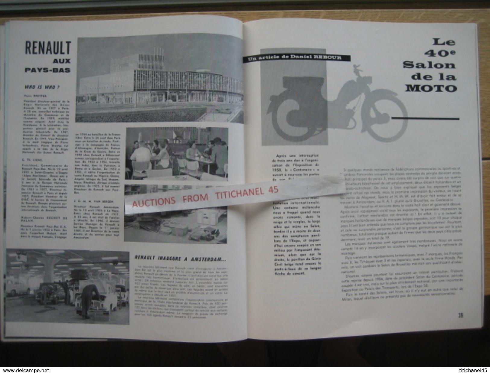 ENGLEBERT MAGAZINE N° 261 - 1960 - NUMERO SPECIAL DU SALON DE BRUXELLES - AUTOS - MOTOS - CAMIONS - TRACTEURS