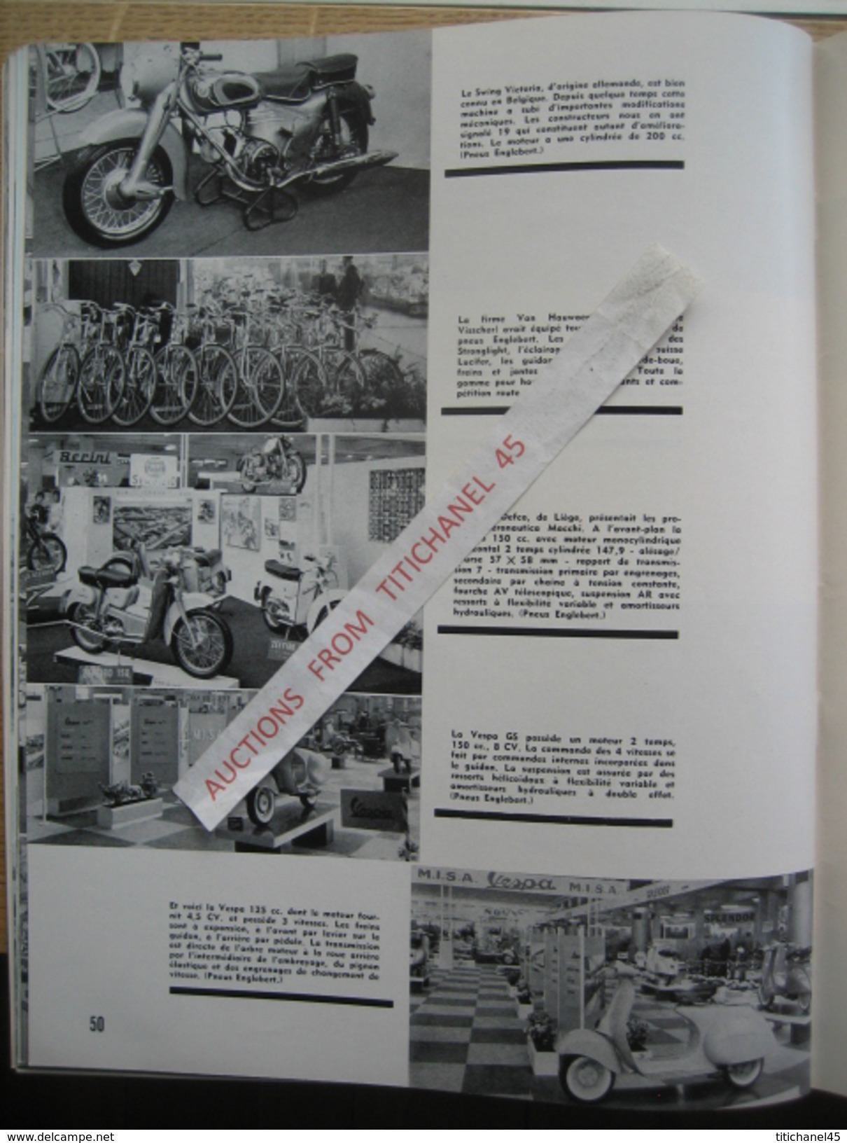 ENGLEBERT MAGAZINE N° 261 - 1960 - NUMERO SPECIAL DU SALON DE BRUXELLES - AUTOS - MOTOS - CAMIONS - TRACTEURS