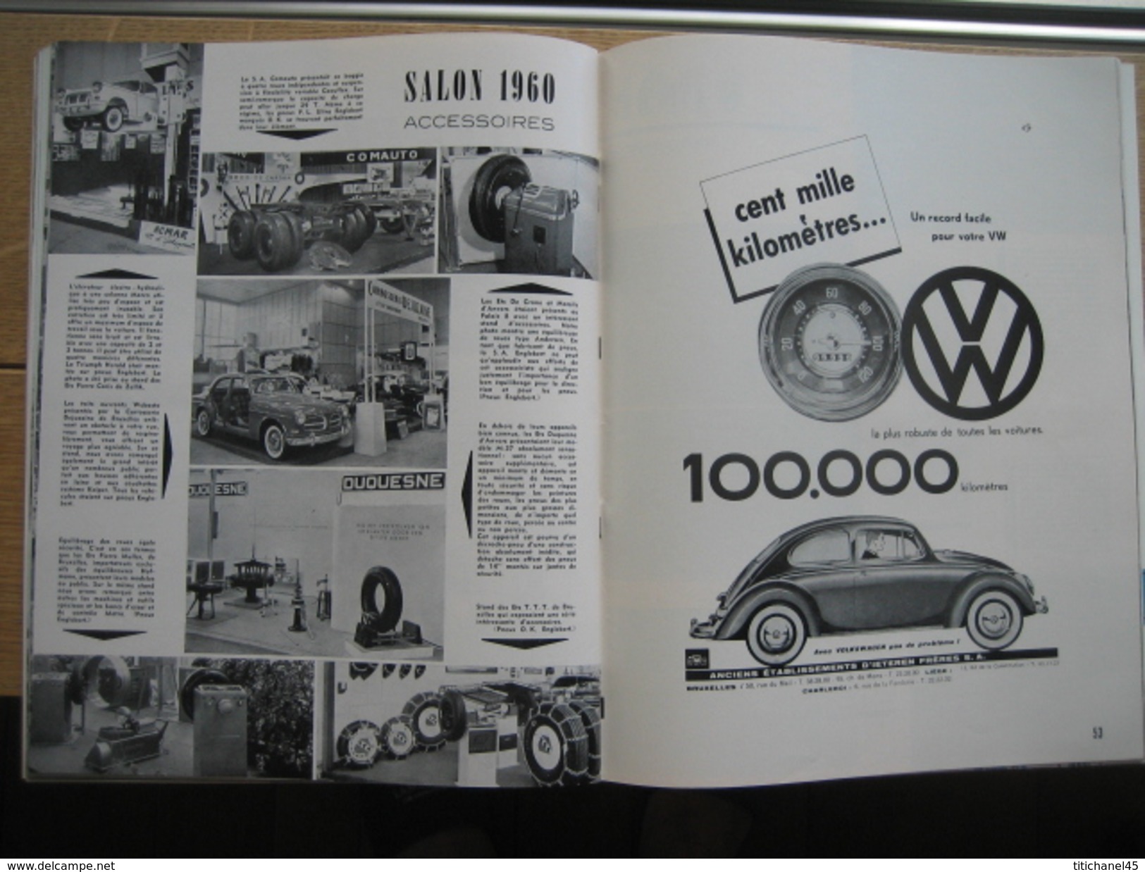 ENGLEBERT MAGAZINE N° 261 - 1960 - NUMERO SPECIAL DU SALON DE BRUXELLES - AUTOS - MOTOS - CAMIONS - TRACTEURS