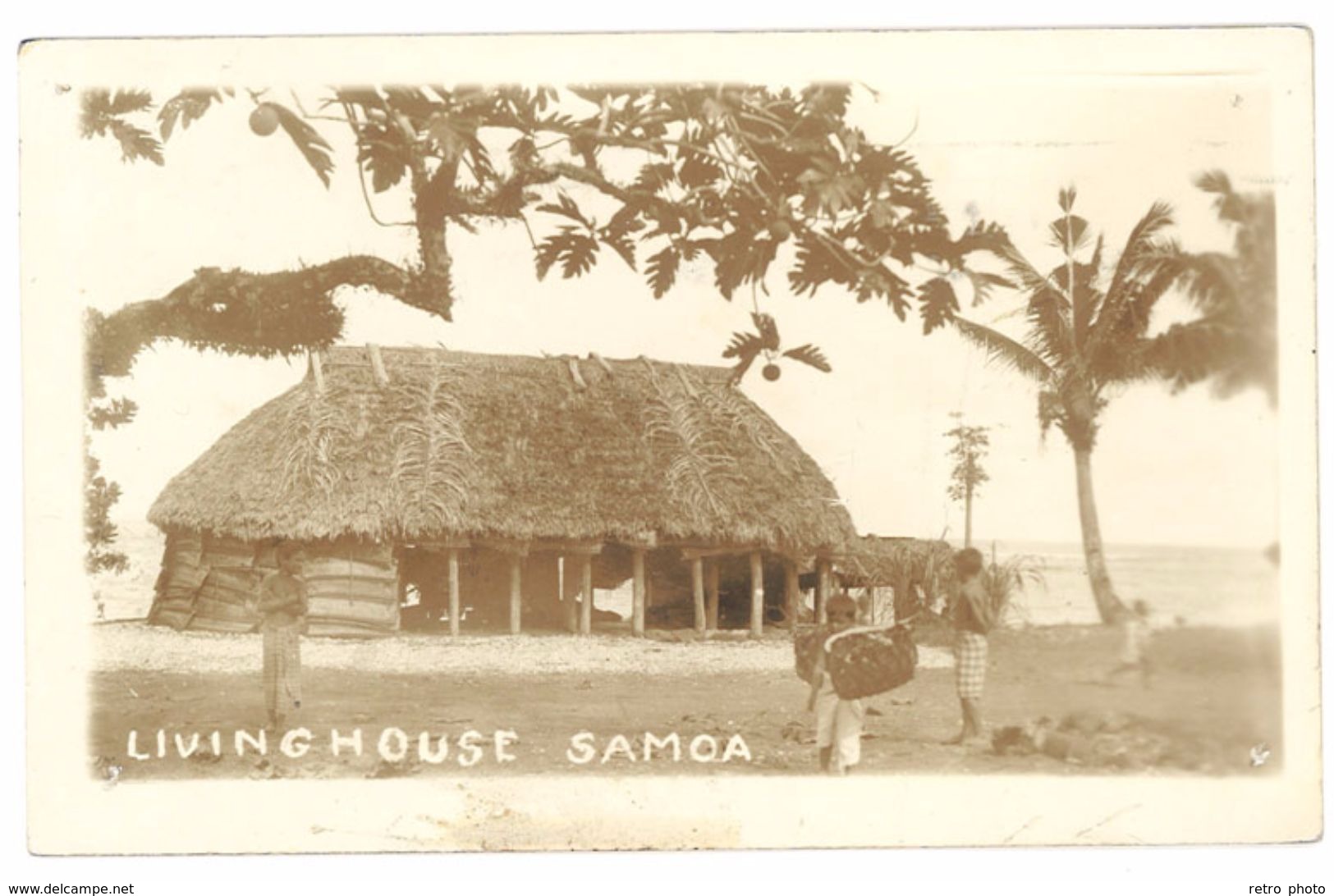 Cpa Samoa, Océanie - Living House ( Case, Habitation ) - Samoa