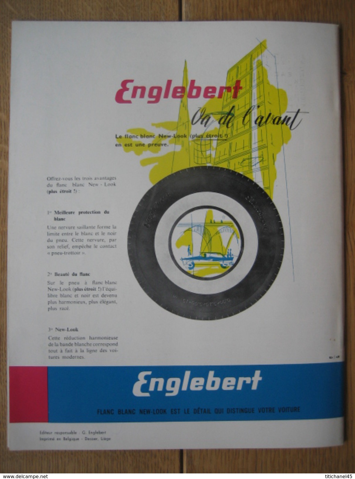 ENGLEBERT MAGAZINE N° 259 - 1959 - 60 pages