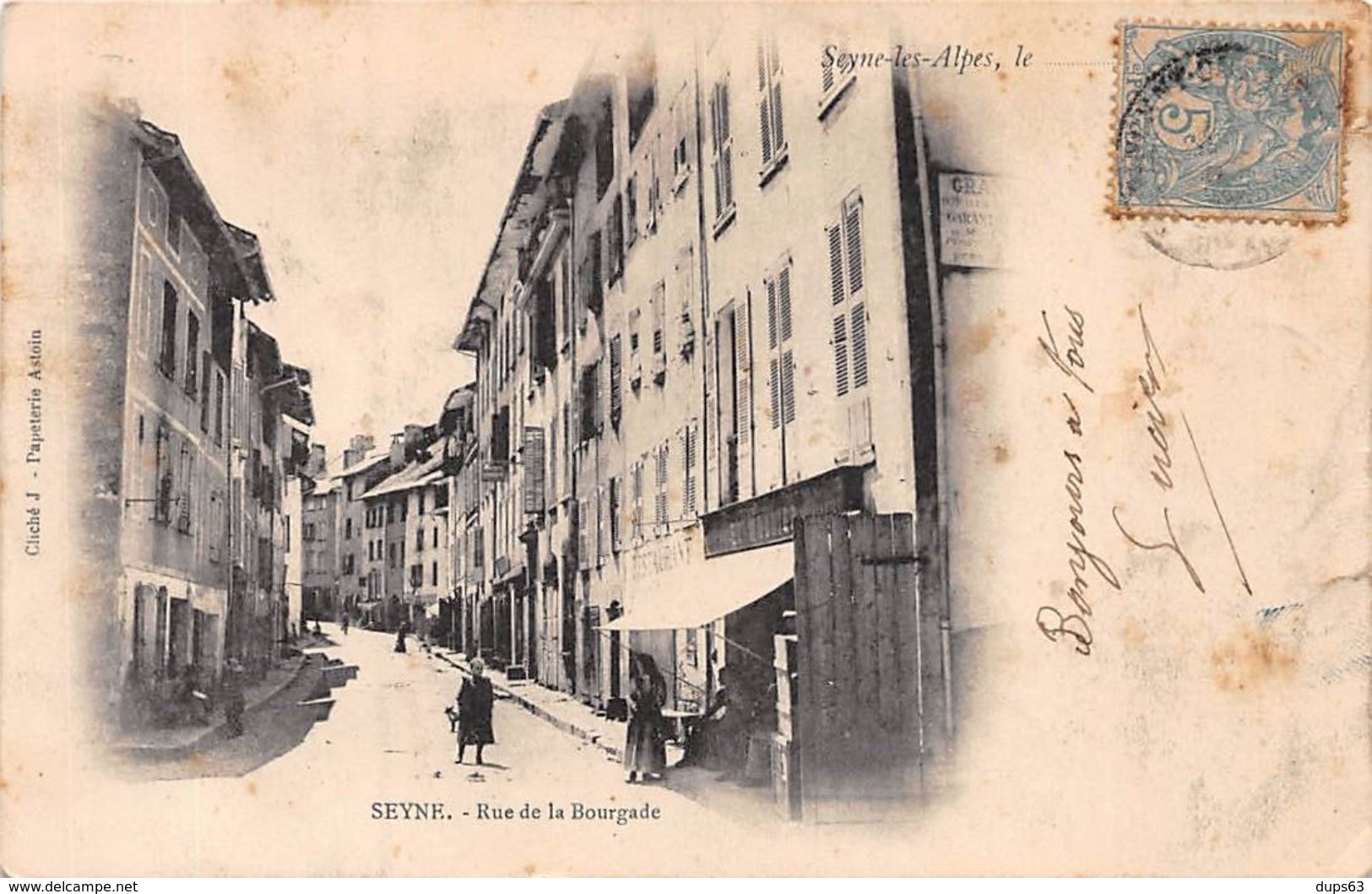 SEYNE - Rue De La Bourgade - état - Autres & Non Classés