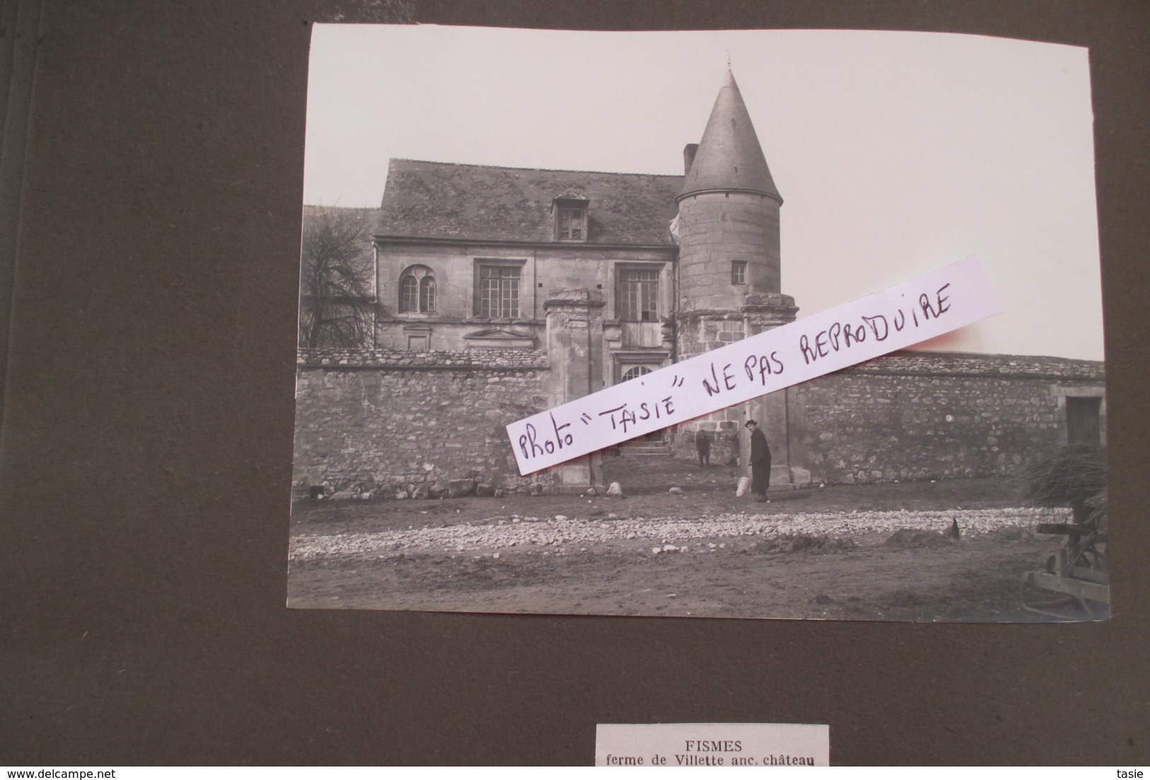 MARNE / AISNE exceptionnel album de 47 photos  FISMES et sa région ( BLANZY, COURVILLE, BAZOCHES...........) vers 1900