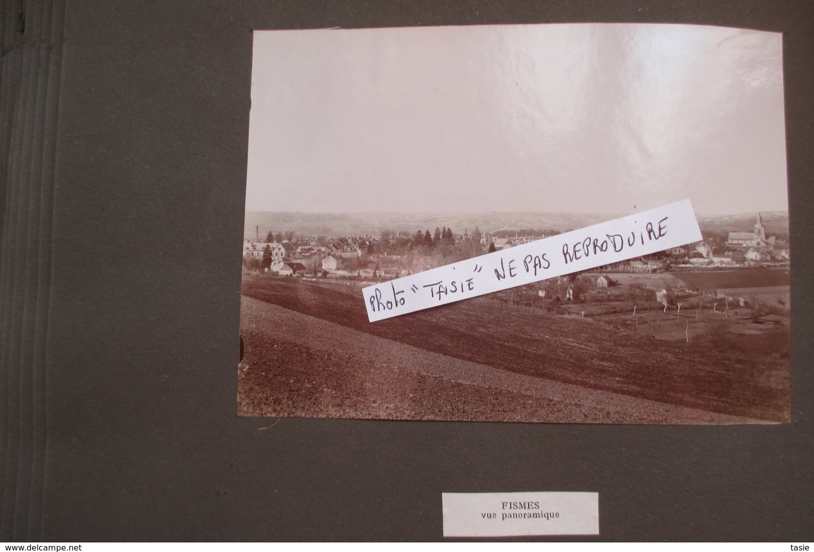 MARNE / AISNE exceptionnel album de 47 photos  FISMES et sa région ( BLANZY, COURVILLE, BAZOCHES...........) vers 1900