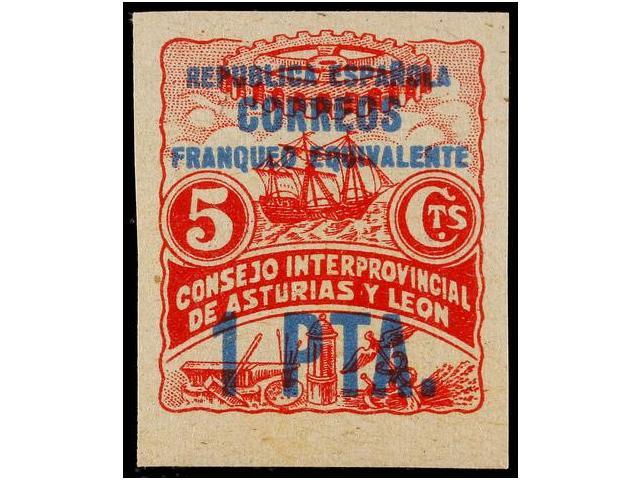 882 ** ESPAÑA: ASTURIAS Y LEON. Ed.8/11s. SERIE COMPLETA<B> SIN DENTAR.</B> Cat. 300€. - Autres & Non Classés