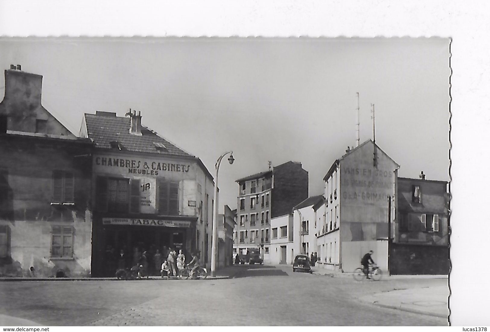 93 / AUBERVILLIERS / CARREFOUR DE LA RUE DE LA GOUTTE D OR ET RUE CHARON / CAFE TABACS - Aubervilliers