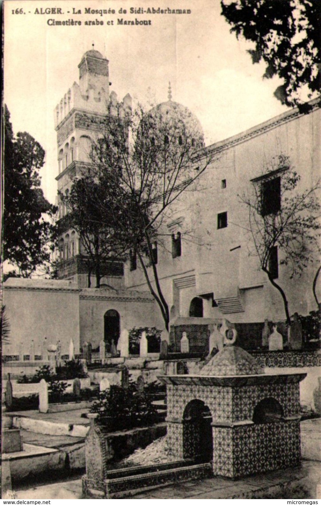 Algérie - ALGER - La Mosquée De Sidi Abderhaman - Cimetière Arabe Et Marabout - Alger