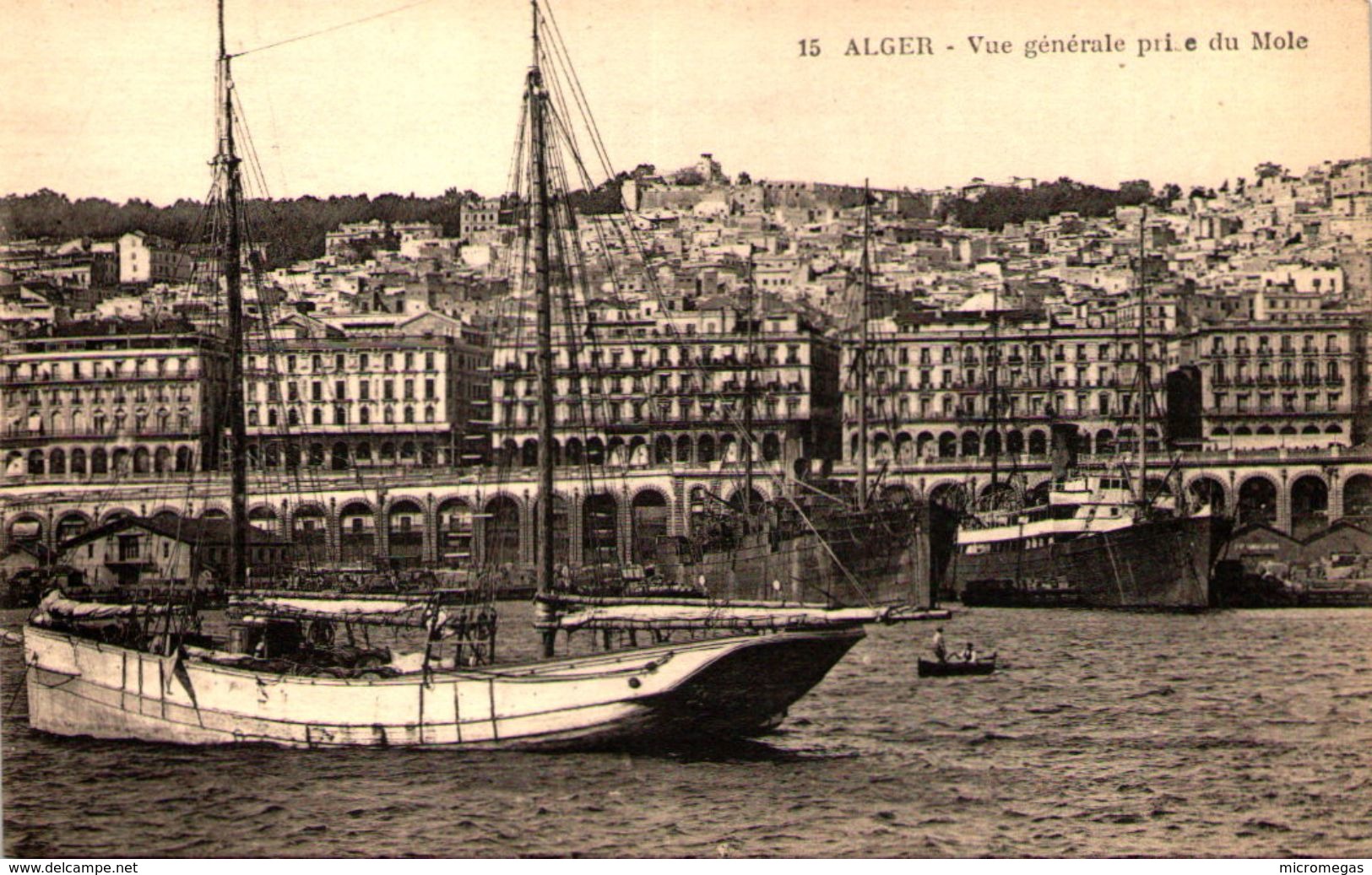 Algérie - ALGER - Vue Générale Prise Du Mole - Alger