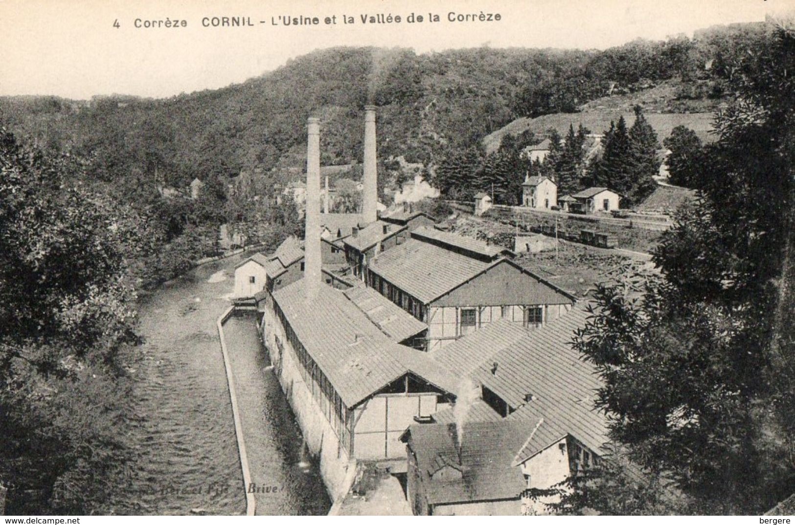 19. CPA CORNIL. Usine De Matières Tannantes. Vallée De La Corréze. - Autres & Non Classés