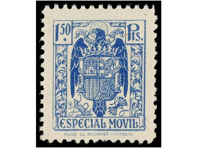 1134 * ESPAÑA: FISCALES. <B>ESPECIAL MOVIL. </B>Serie Completa (sin El 25 Cts.). (Alemany 81/95). - Otros & Sin Clasificación