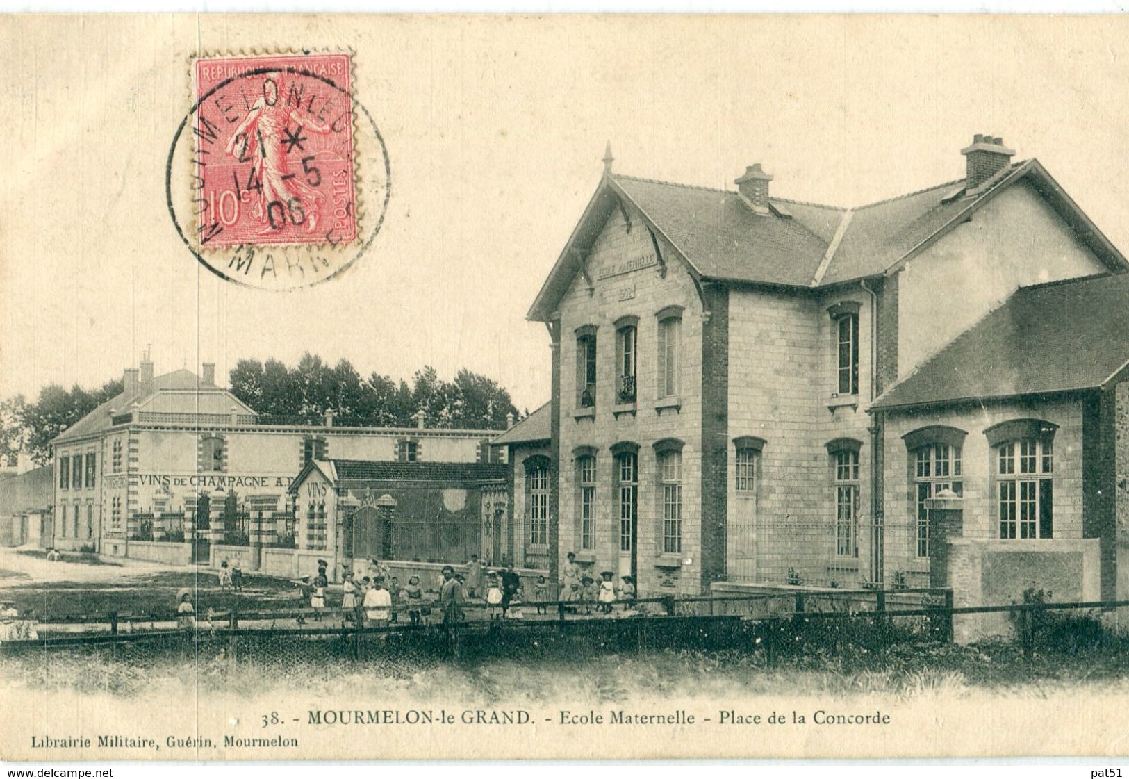 51 - Mourmelon Le Grand : Ecole Maternelle - Place De La Concorde - Mourmelon Le Grand
