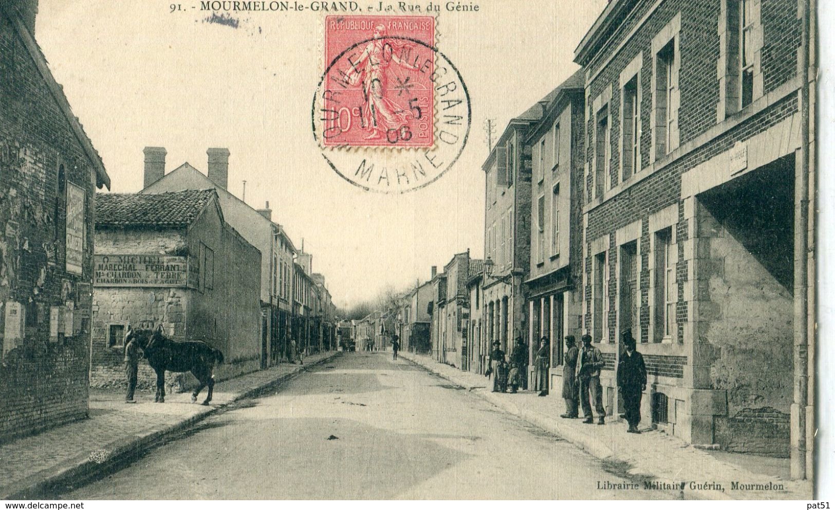 51 - Mourmelon Le Grand : La Rue Du Génie - Mourmelon Le Grand