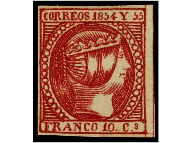 1216 (*) FILIPINAS. Ed.2. <B>10 Cuartos</B> Carmín. MAGNÍFICO EJEMPLAR. Cert. COMEX. Cat. 840€. - Otros & Sin Clasificación