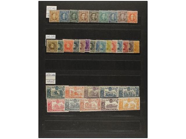 1289 LOTES Y COLECCIONES. <B>ESPAÑA. </B>Colección Del 1er Y 2º Centenario Montado En 5 Clasificadores. Sellos Nuevos Ge - Other & Unclassified