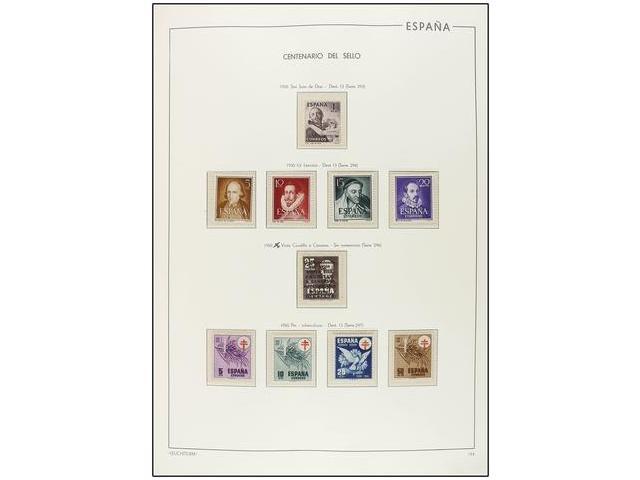 1298 LOTES Y COLECCIONES. <B>ESPAÑA.</B> Colección De <B>1950-2000</B> En Tres álbumes FARO. Completa, Canarias Sin Núme - Otros & Sin Clasificación