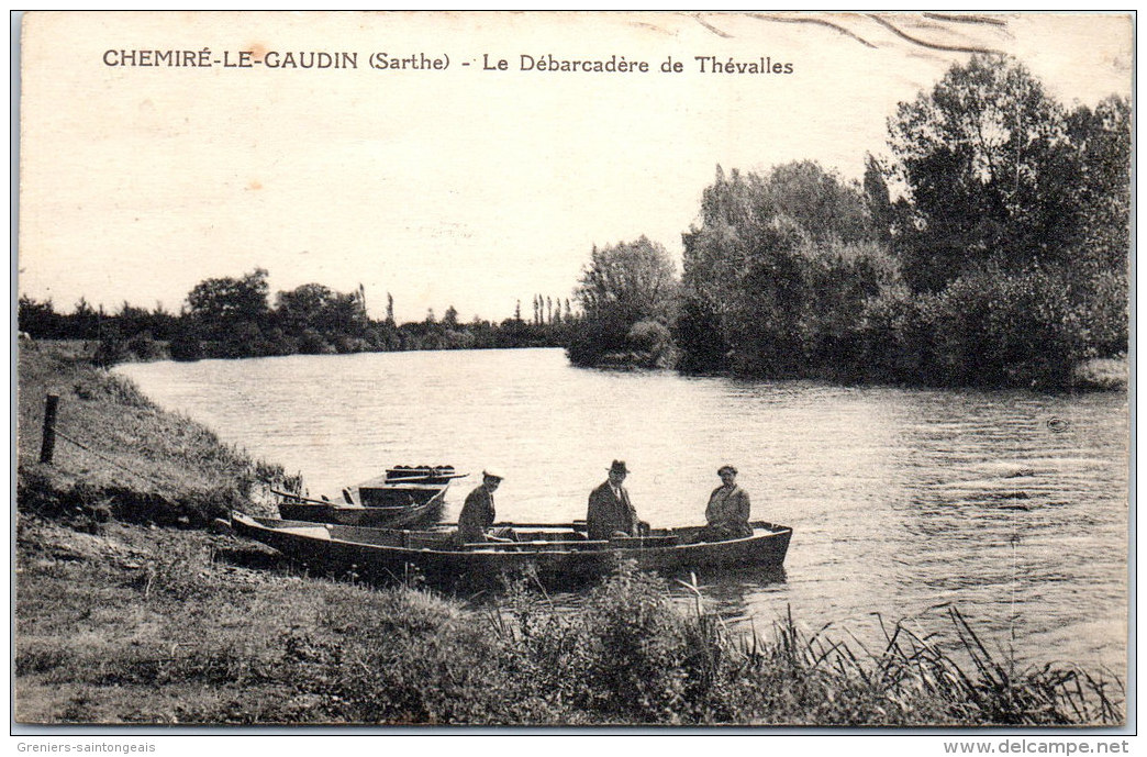 72 CHEMIRE LE GAUDIN - Le Débarcadère De Thévalles - Autres & Non Classés