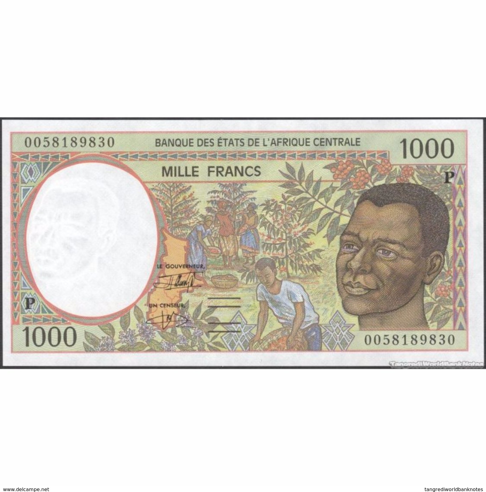 TWN - CHAD (C.A.S.) 602Pg - 1000 1.000 Francs 2000 UNC - Chad