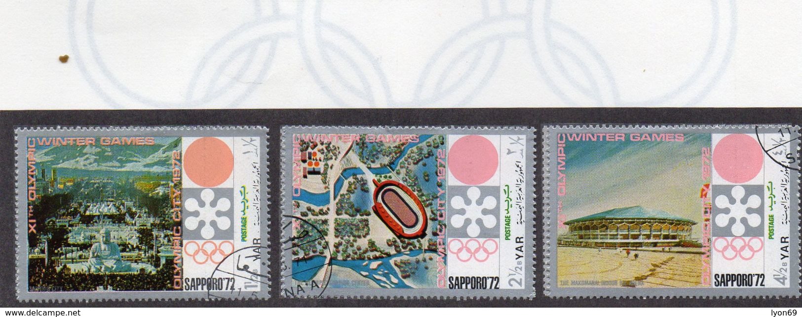 ALBUM  DE TIMBRES  POSTE COMMEMORATIS  SAPPORO 72 OBLITERES E N° YVERT ET TELLIER    1972 - Winter 1972: Sapporo