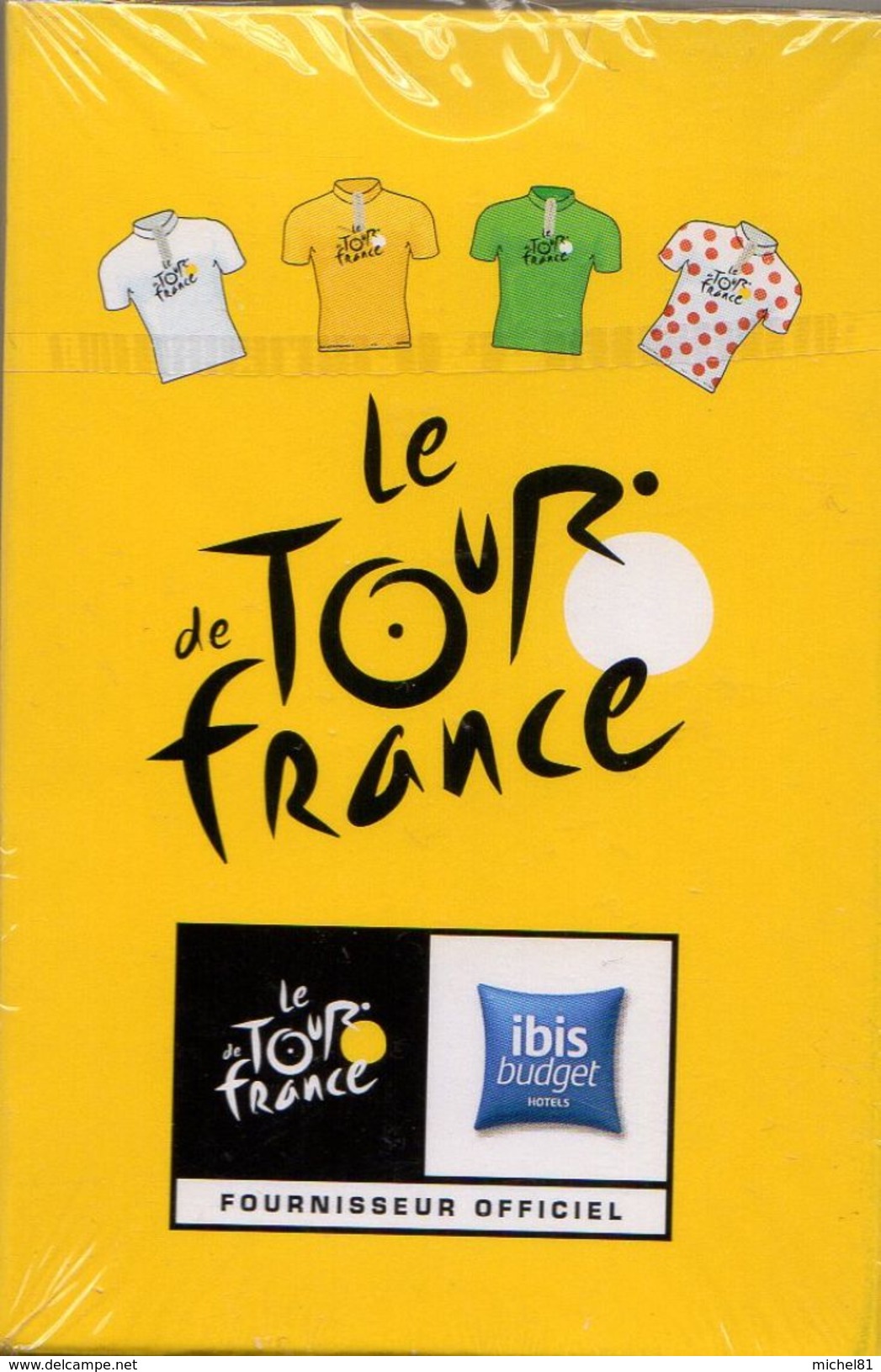 Jeu De 54 Cartes - Le Tour De France 2017 - Hôtel Ibis Budget, Fournisseur Officiel - 54 Cartes