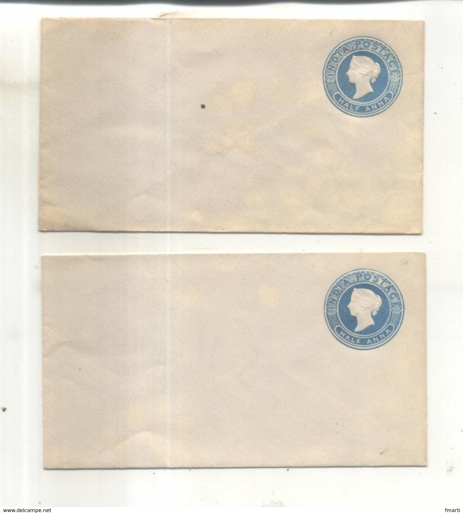 Lot De 2 Enveloppes Entier Postal Des Indes Anglaises - 1902-11 King Edward VII