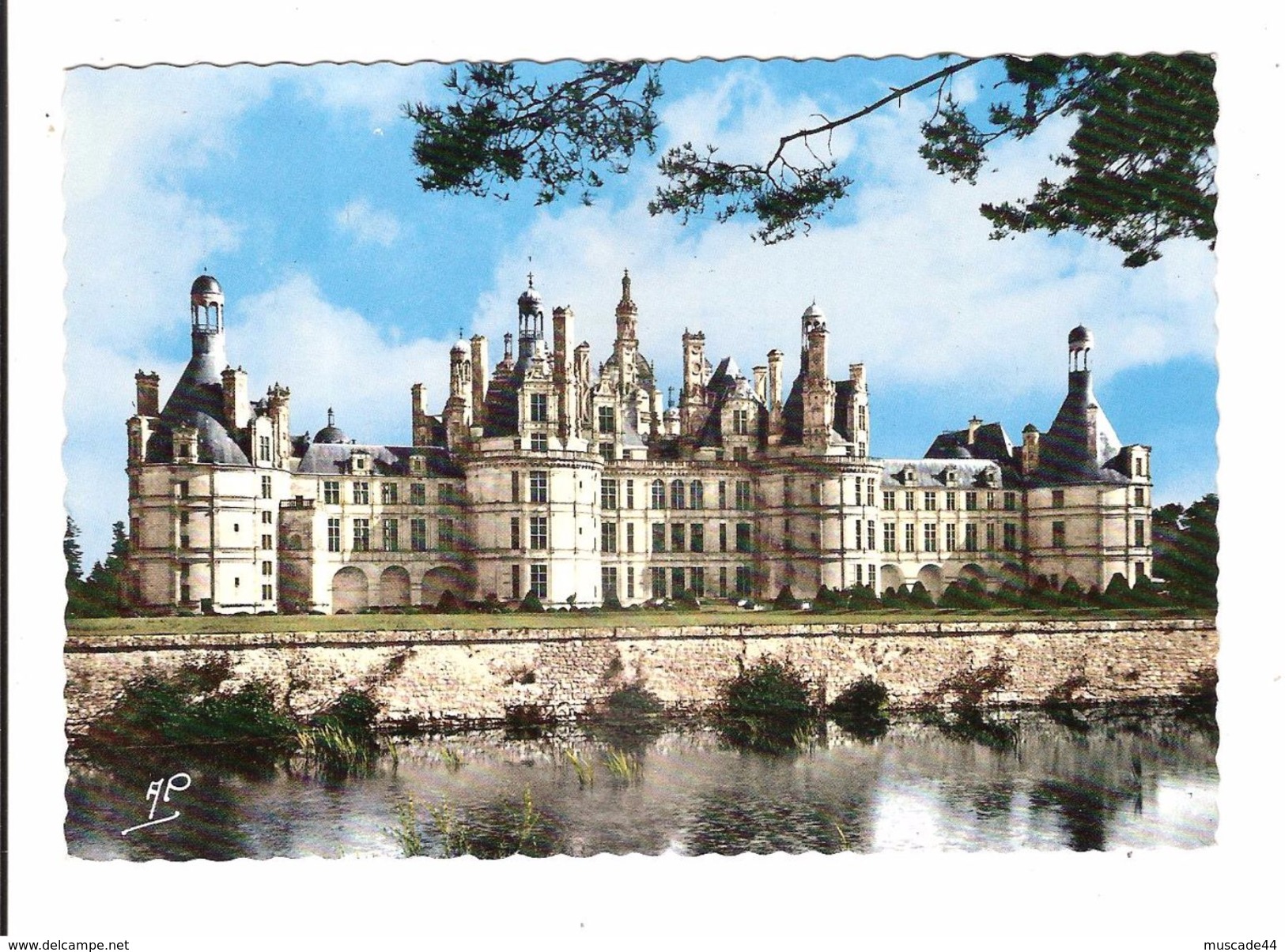 CHAMBORD - LE CHATEAU FACADE SUR LE COSSON - Chambord