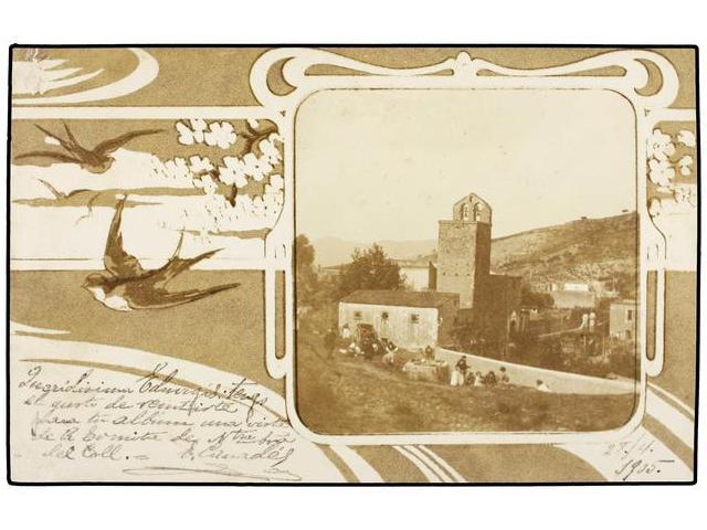 2184 TARJETAS POSTALES. <B>BARCELONA. HORTA.</B> Ermita De Ntra. Sra. Del Coll. (FOTO). - Otros & Sin Clasificación