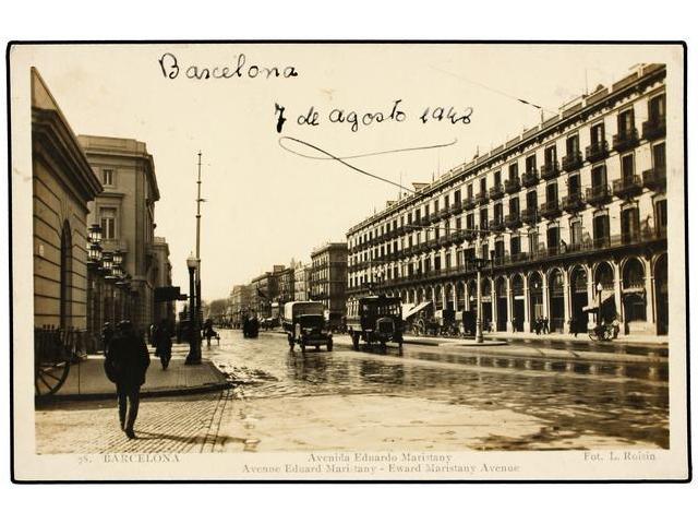 2192 TARJETAS POSTALES. <B>BARCELONA. </B>Avda. Eduardo Maristany. - Otros & Sin Clasificación