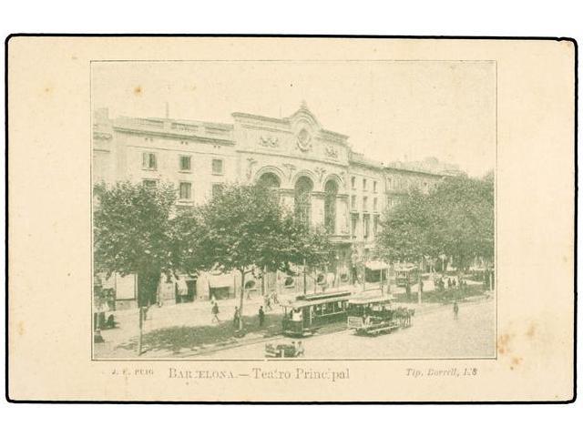 2197 TARJETAS POSTALES. <B>BARCELONA. </B>Teatro Principal. (B/C). - Other & Unclassified