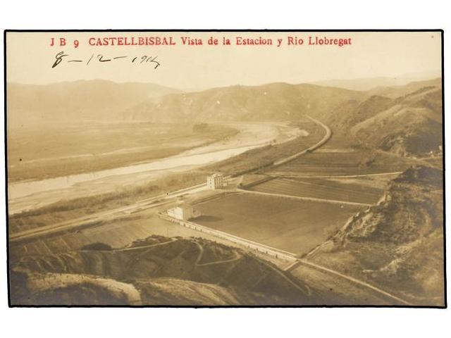 2236 TARJETAS POSTALES. <B>BARCELONA. CASTELLBISBAL. </B>Estación. (FOTO). - Autres & Non Classés