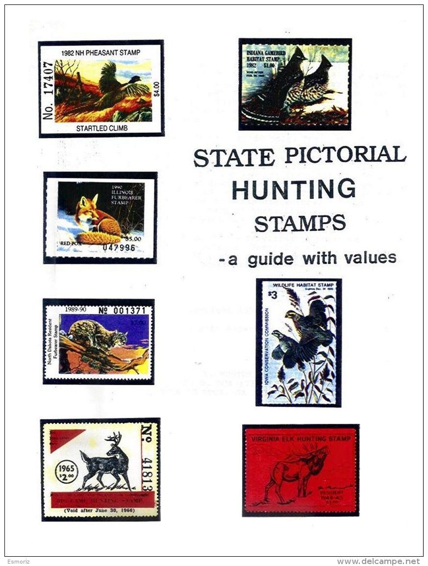 UNITED STATES, State Pictorial Hunting Stamps, By J. R. Wooton - Duck Stamps