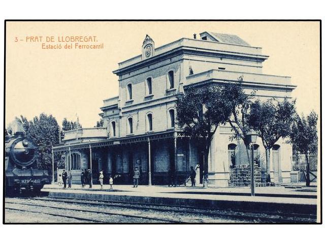 2364 TARJETAS POSTALES. <B>BARCELONA. PRAT DE LLOBREGAT. </B>Estación Del Ferrocarril. - Autres & Non Classés