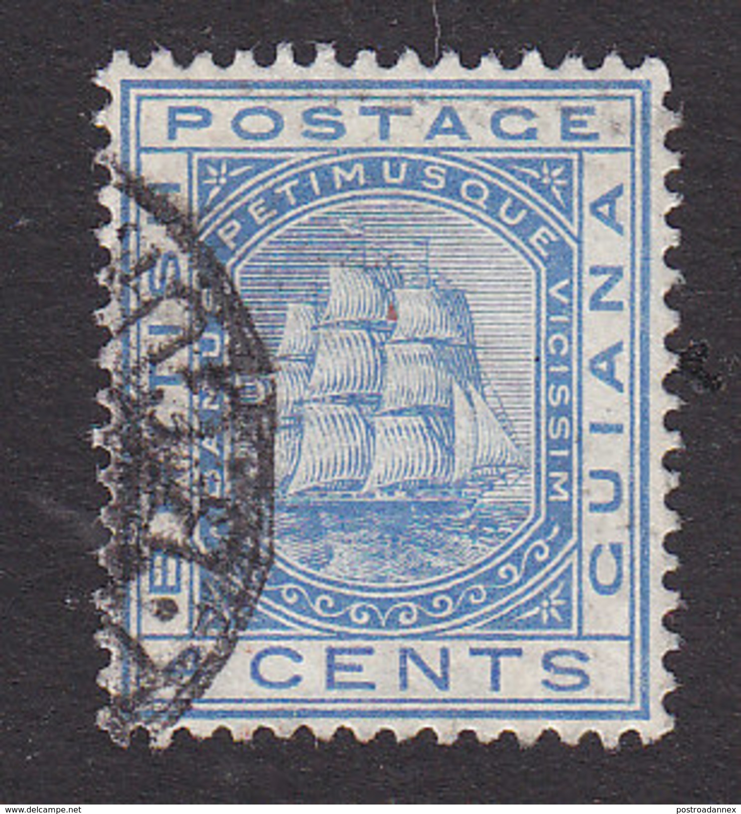 British Guiana, Scott #109, Used, Seal Of The Colony, Issued 1882 - British Guiana (...-1966)